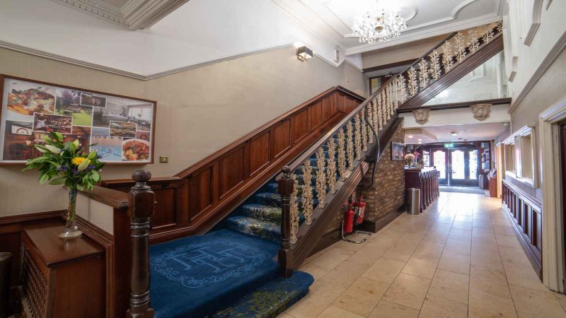 Main Reception at the  Hibernian Hotel Mallow